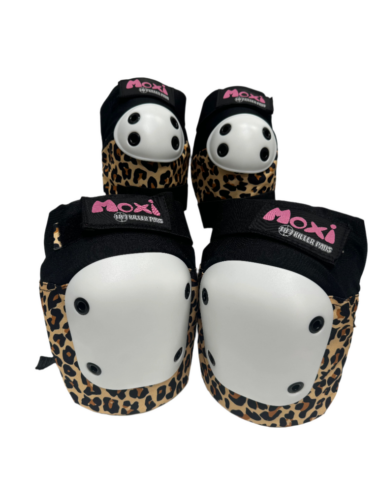 Moxi Knee & Elbow Pads - LEOPARD - L/XL *BLEM*