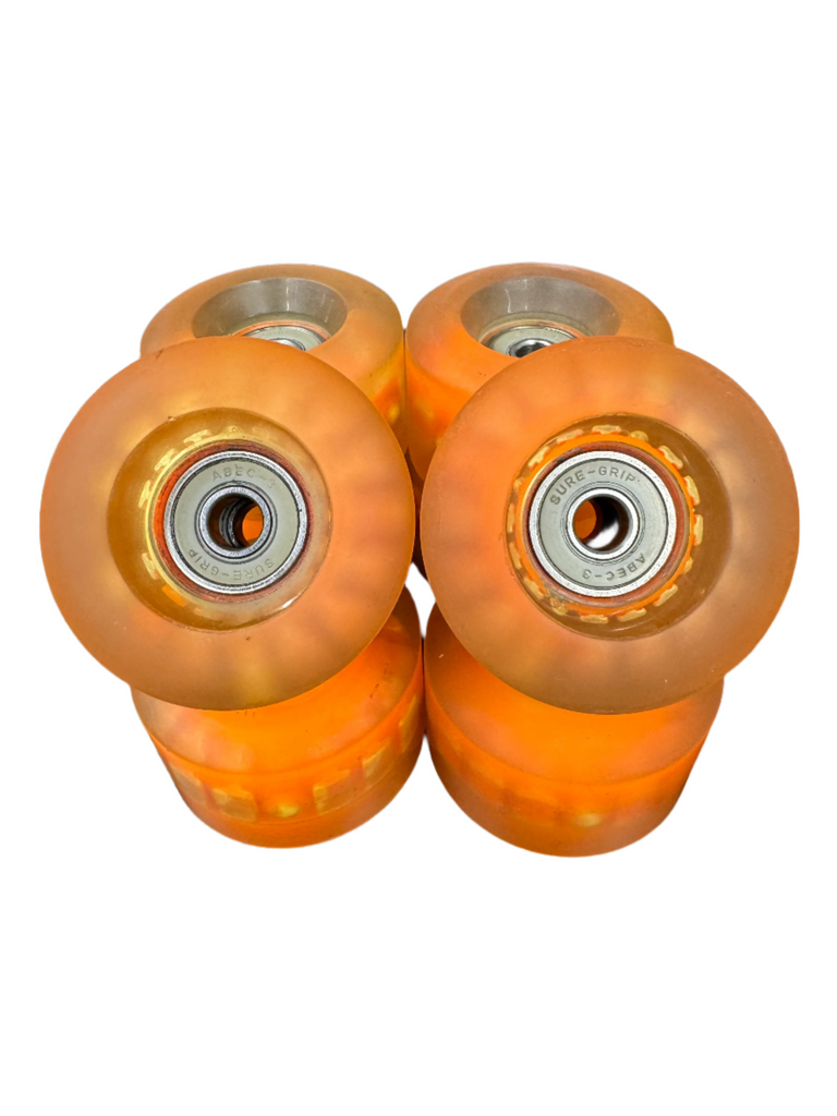 Used Sure-Grip Orange Outdoor Wheels 55mm - 8pk BLEM