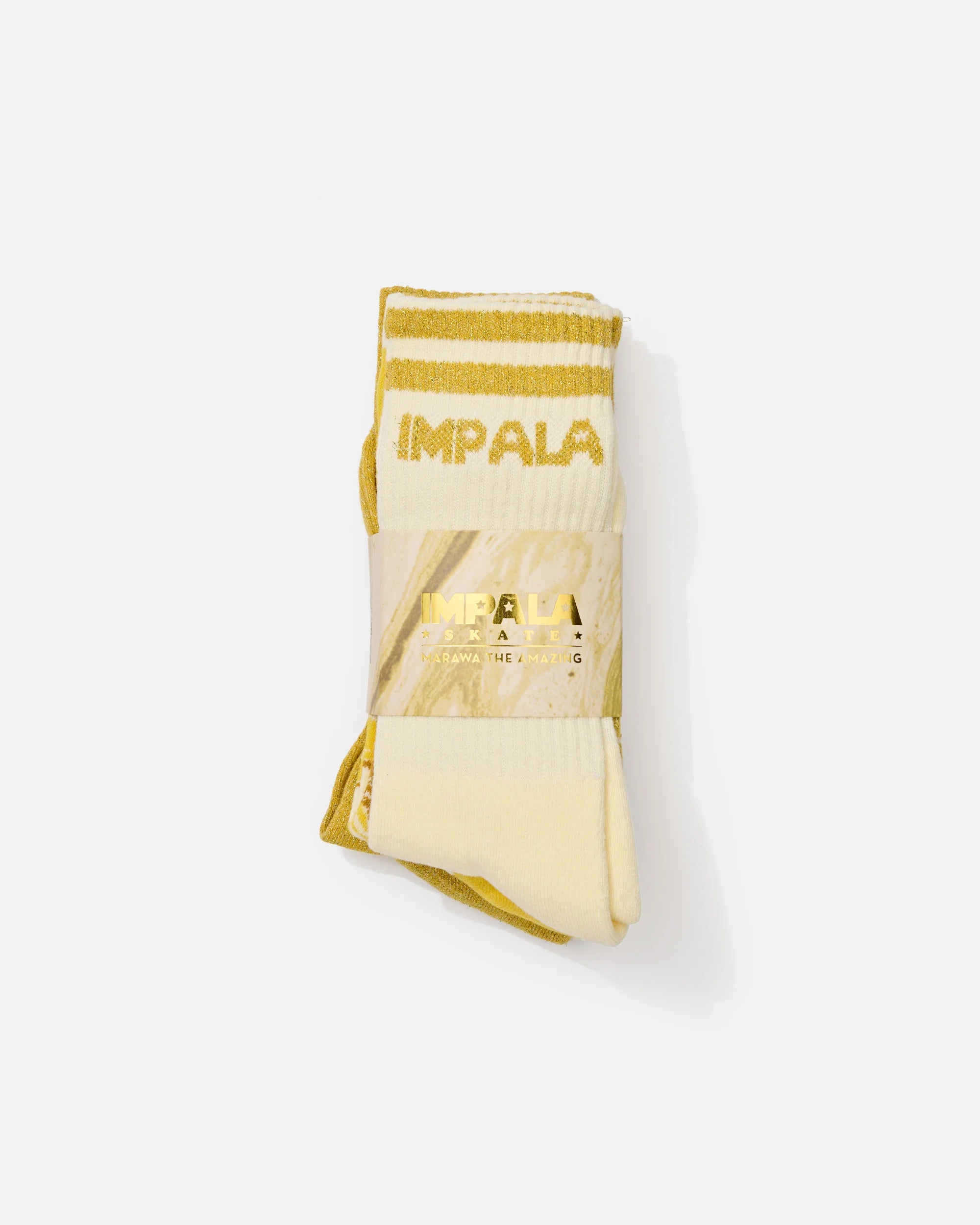 Impala Sock 3 pack - MARAWA GOLD - Pigeon's Roller Skate Shop