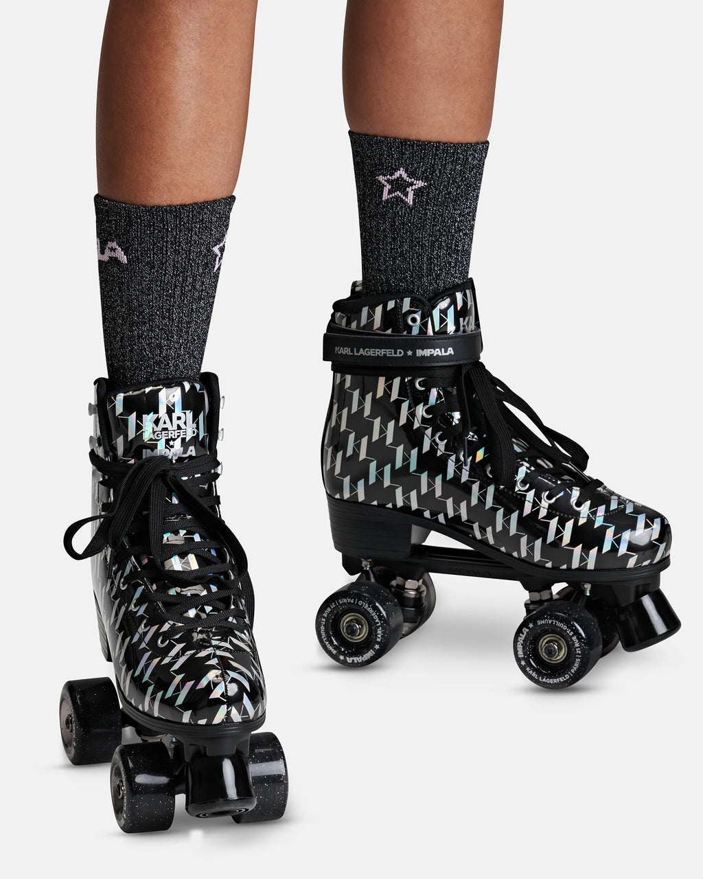 Impala Roller Skates - Black Karl Lagerfeld - Pigeon's Roller Skate Shop