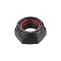 Black and Blood Red 8mm Axle Nuts - 8PACK - Pigeon's Roller Skate Shop