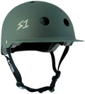 S1 Lifer Brim Helmet - AMBUSH GREEN MATTE - Pigeon's Roller Skate Shop