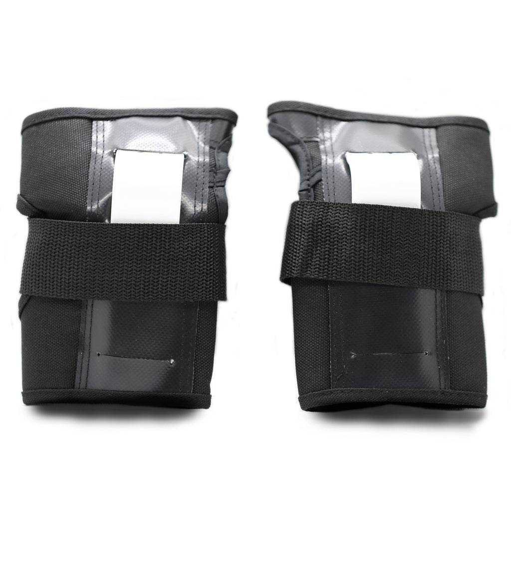 S-One Pad Set - BLACK W/ WHITE CAPS - Pigeon's Roller Skate Shop