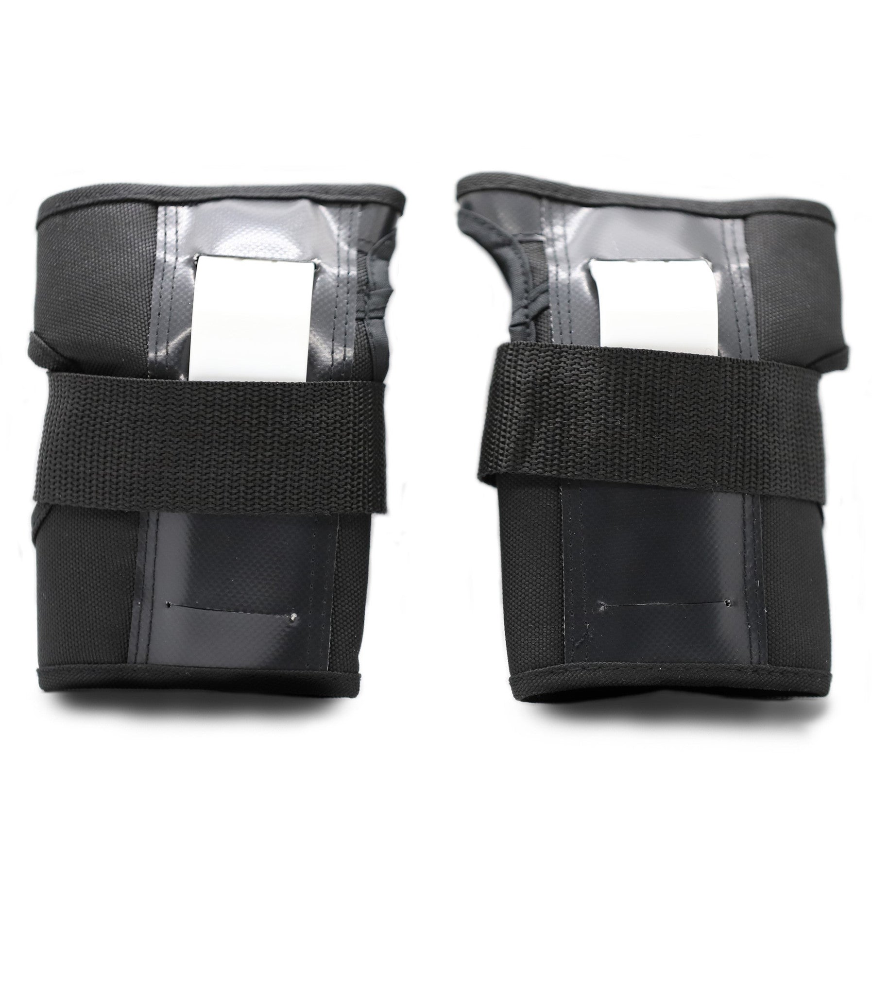 S-One Pad Set - BLACK W/ WHITE CAPS - Pigeon's Roller Skate Shop