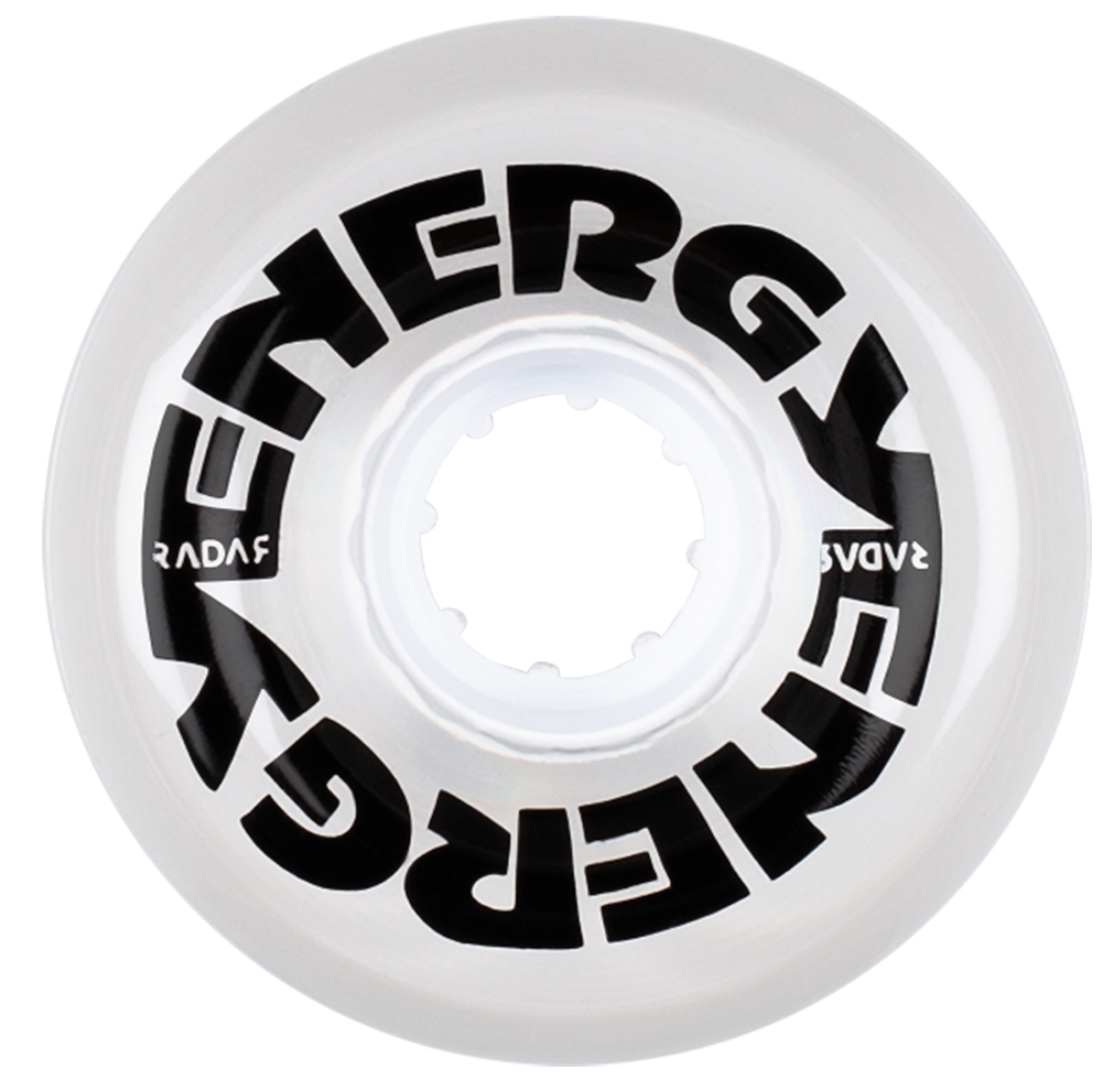 Radar Energy Wheels - CLEAR 65MM - Pigeon's Roller Skate Shop