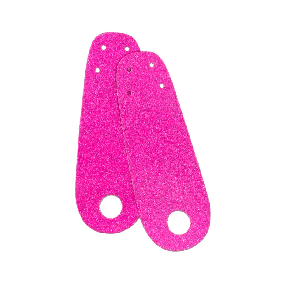 Toe Straps - HOT PINK GLITTER - Pigeon's Roller Skate Shop