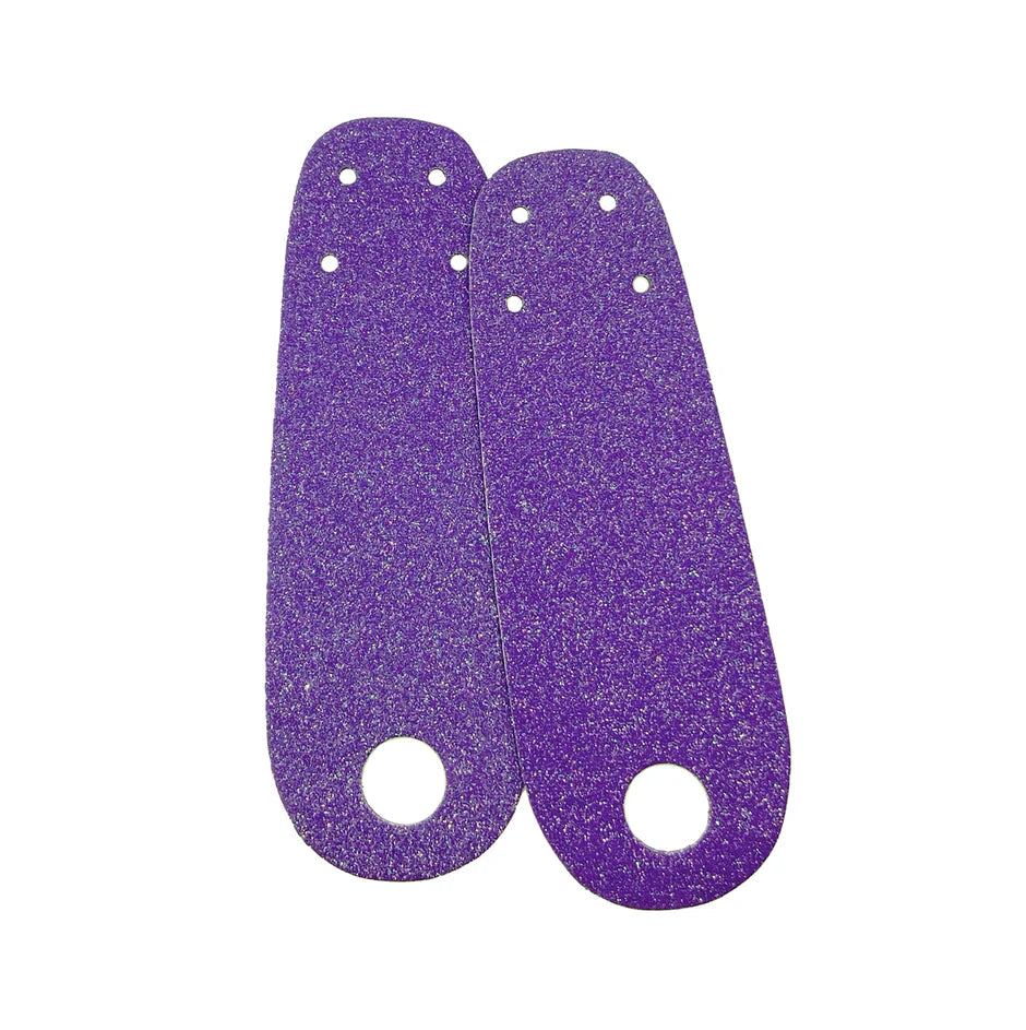 Toe Straps - PURPLE GLITTER - Pigeon's Roller Skate Shop
