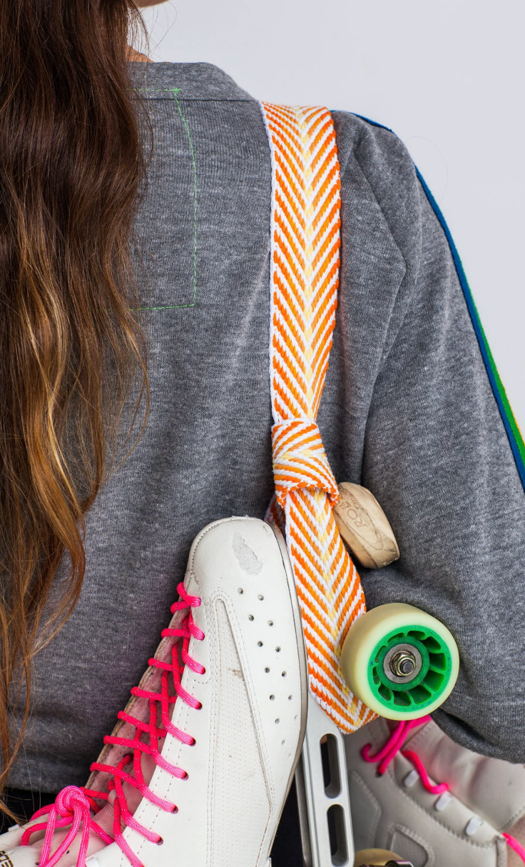 Woven Skate Leash - SUNBURST - Pigeon's Roller Skate Shop