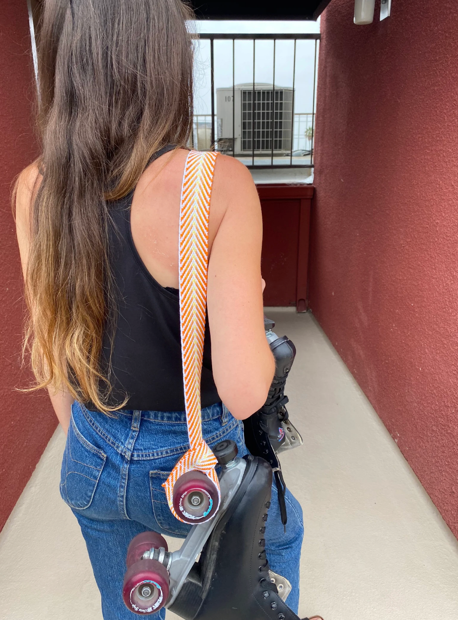 Woven Skate Leash - SUNBURST - Pigeon's Roller Skate Shop