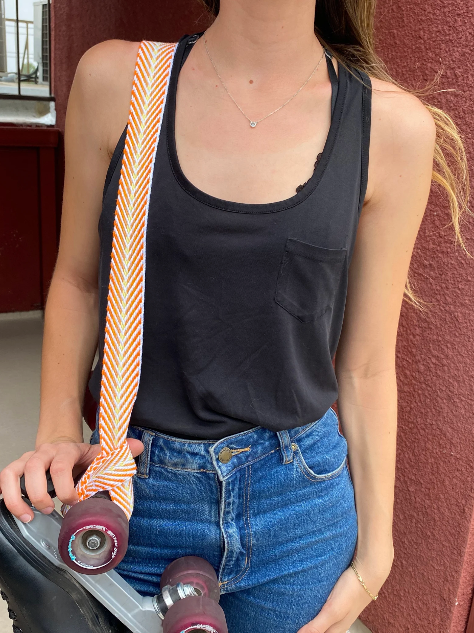 Woven Skate Leash - SUNBURST - Pigeon's Roller Skate Shop