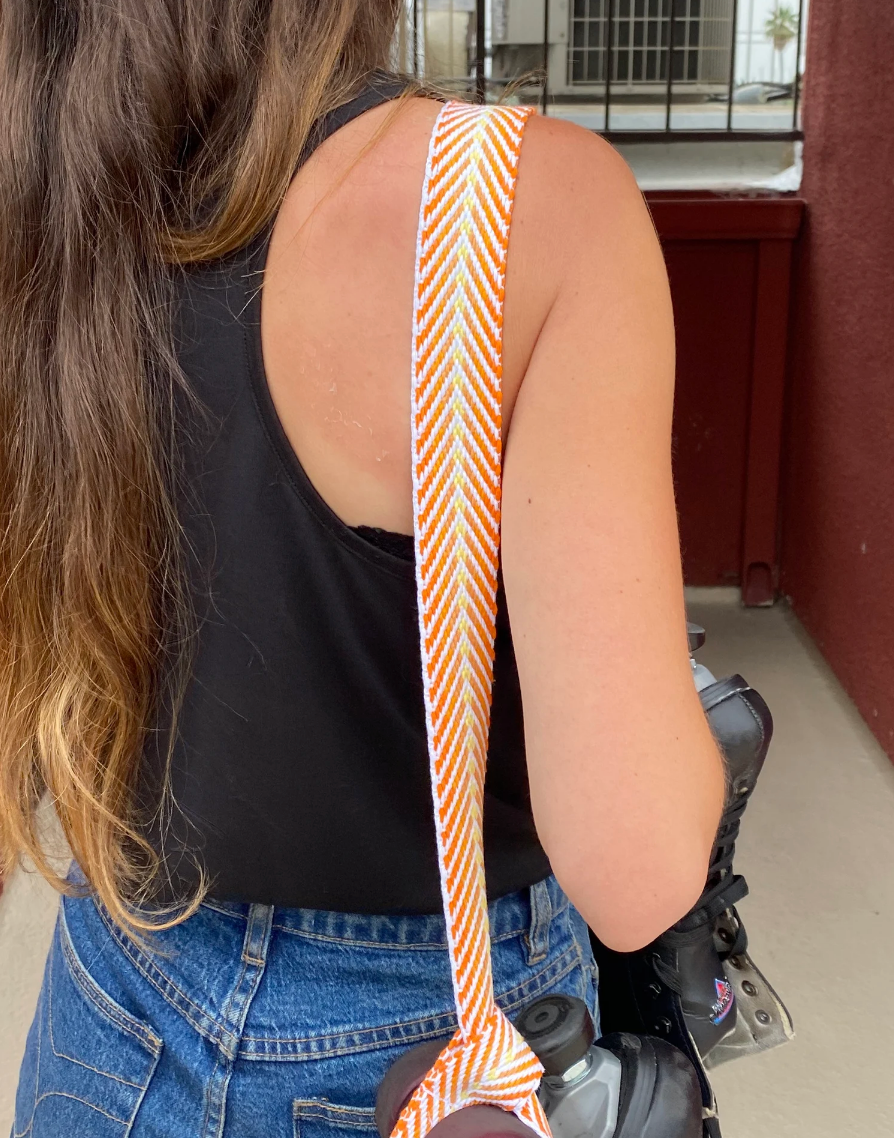 Woven Skate Leash - SUNBURST - Pigeon's Roller Skate Shop