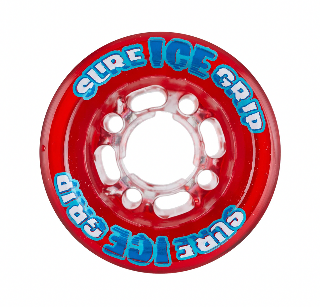 Sure-Grip Ice Wheels - RED - Pigeon's Roller Skate Shop