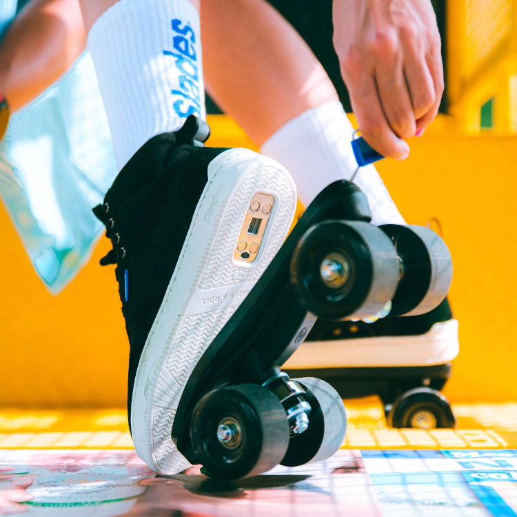 Slades Detachable Skates - BLACK Size M12 *LAST ONE* - Pigeon's Roller Skate Shop