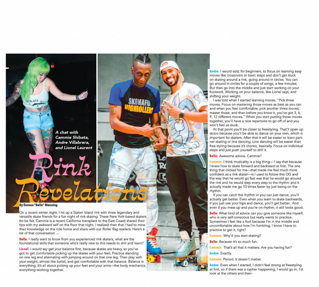 Roller Rag Magazine - Pigeon's Roller Skate Shop