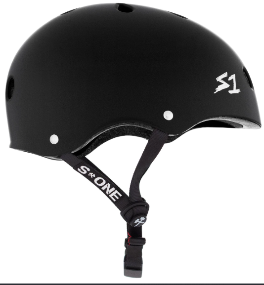 S1 Mega Lifer Helmet-Black Matte - Pigeon's Roller Skate Shop