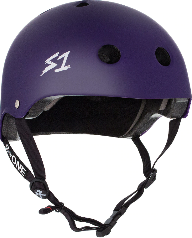 S1 Lifer Helmet - PURPLE MATTE - Pigeon's Roller Skate Shop