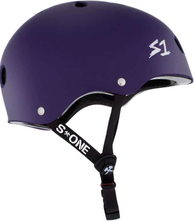 S1 Lifer Helmet - PURPLE MATTE - Pigeon's Roller Skate Shop