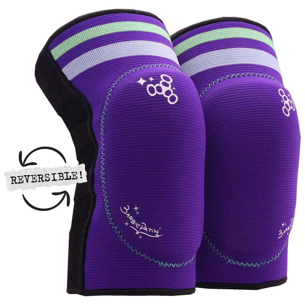 Reversible Soft Knee Pads- BARBIE PATIN SIGNATURE EDITION - Pigeon's Roller Skate Shop