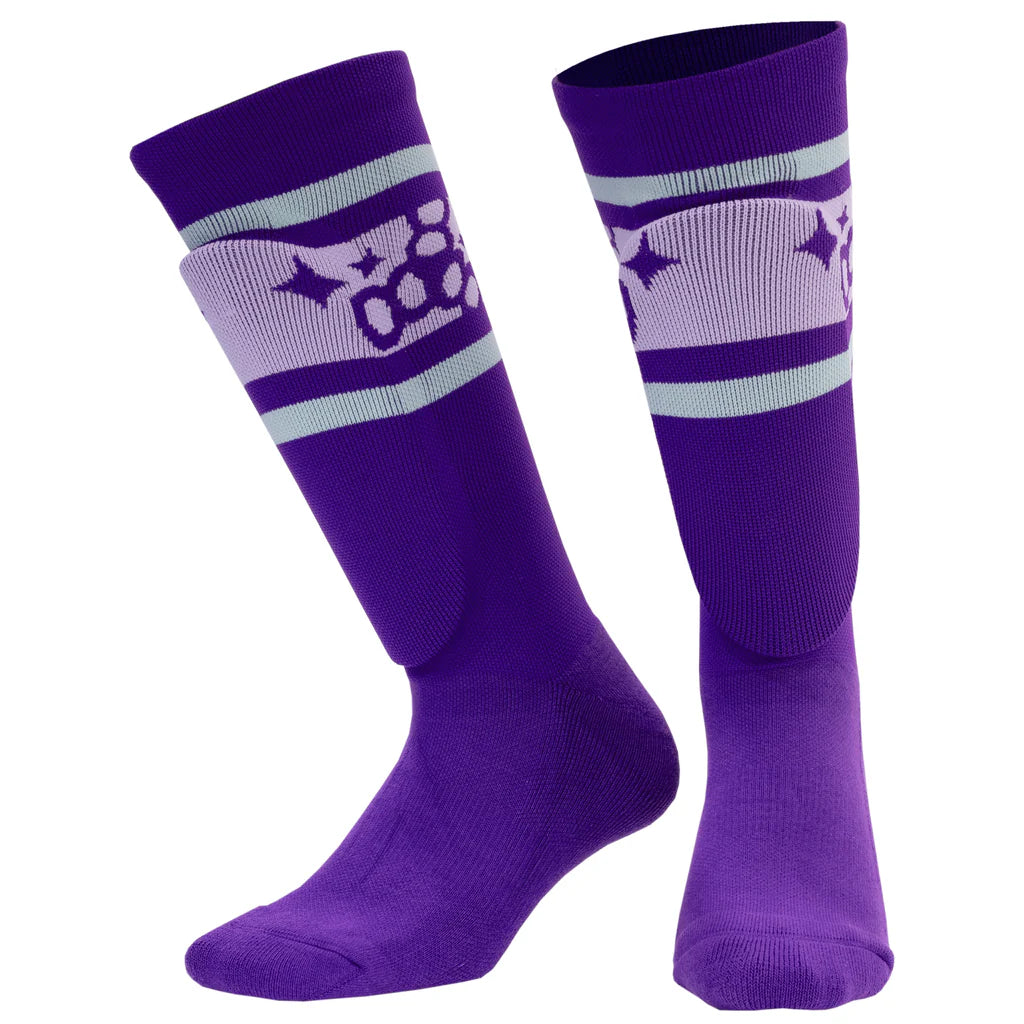 Triple 8 Sock Shinguards - Barbie Patin Signature Edition - Pigeon's Roller Skate Shop