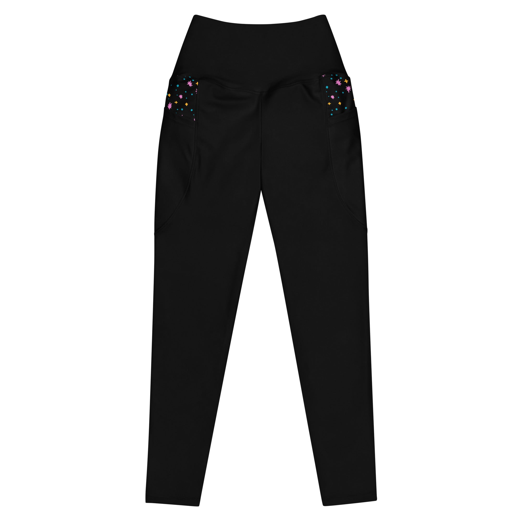 Pigeon's Skate Leggings with Pockets - BLACK - Pigeon's Roller Skate Shop