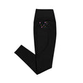 Pigeon's Skate Leggings with Pockets - BLACK - Pigeon's Roller Skate Shop