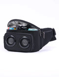 Beach Cooler Black | Crossbody Bluetooth Speaker Fanny Pack