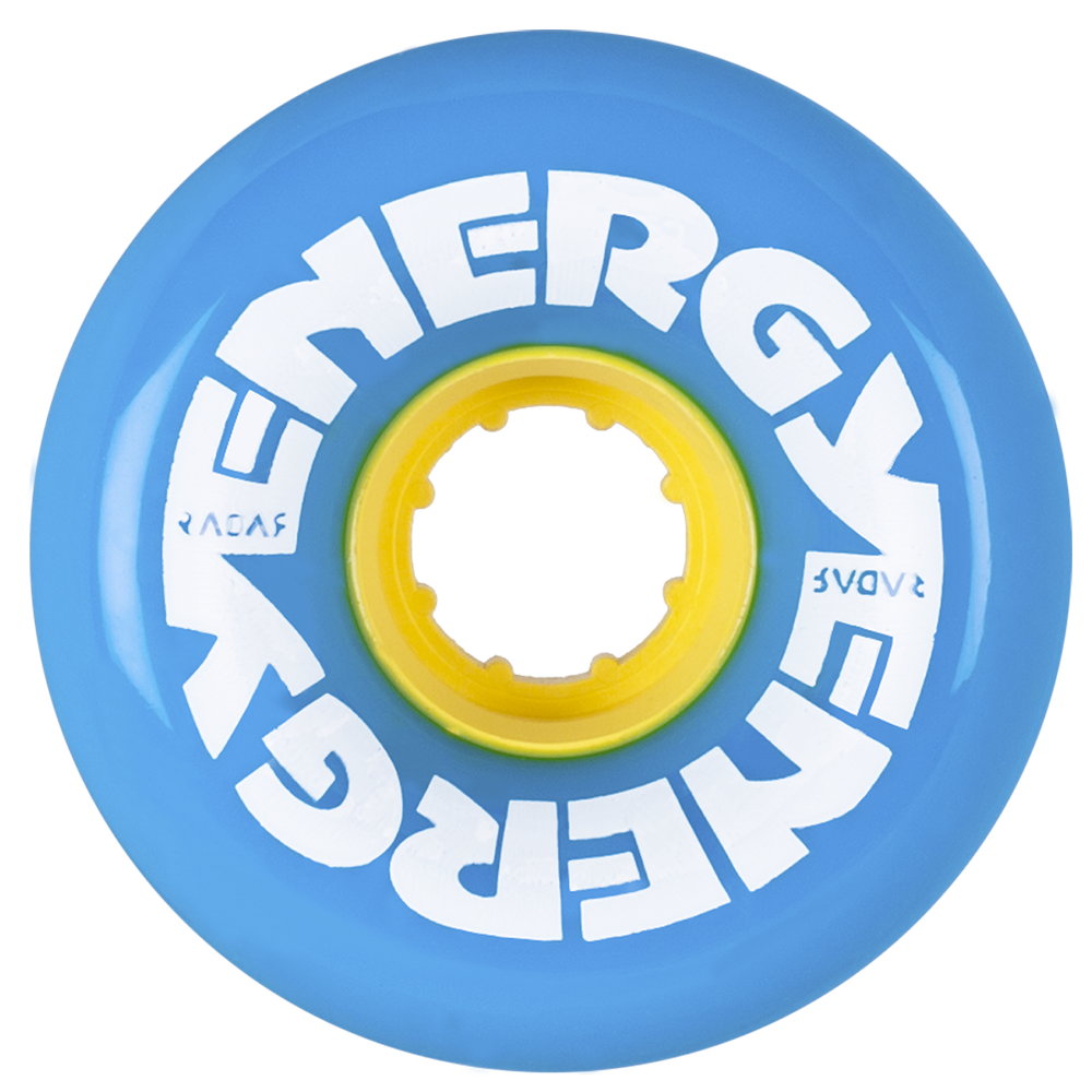 Radar Energy Wheels - BLUE 65MM - Pigeon's Roller Skate Shop