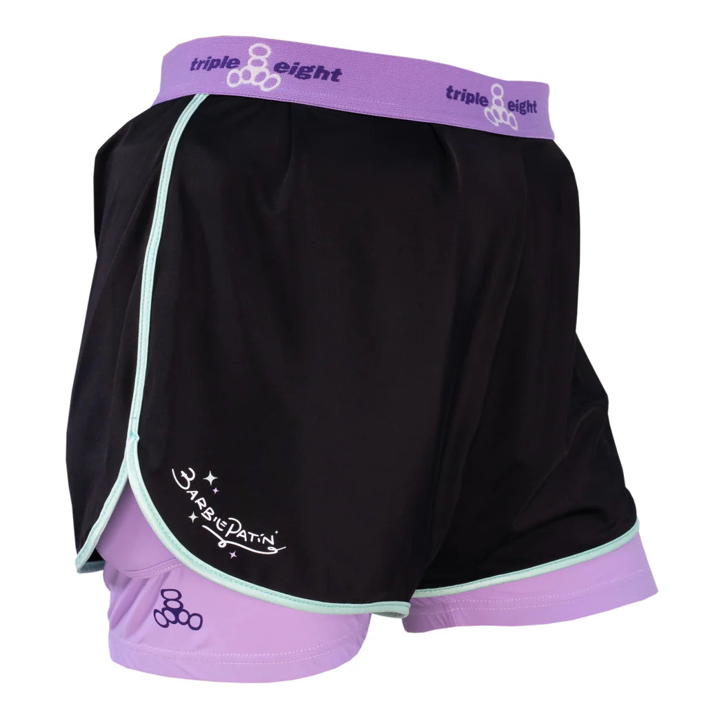 Triple 8 BUMSAVER + shorts - Barbie Patin Signature Edition - Pigeon's Roller Skate Shop