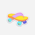 Agostina Sticker - FLIP FLOP SKATES - Pigeon's Roller Skate Shop