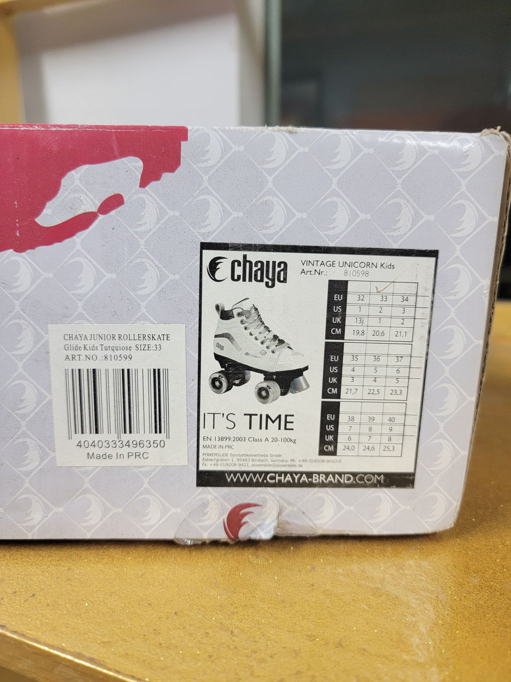 BRAND NEW CHAYA KID SKATES (KID SIZE 2) - Pigeon's Roller Skate Shop