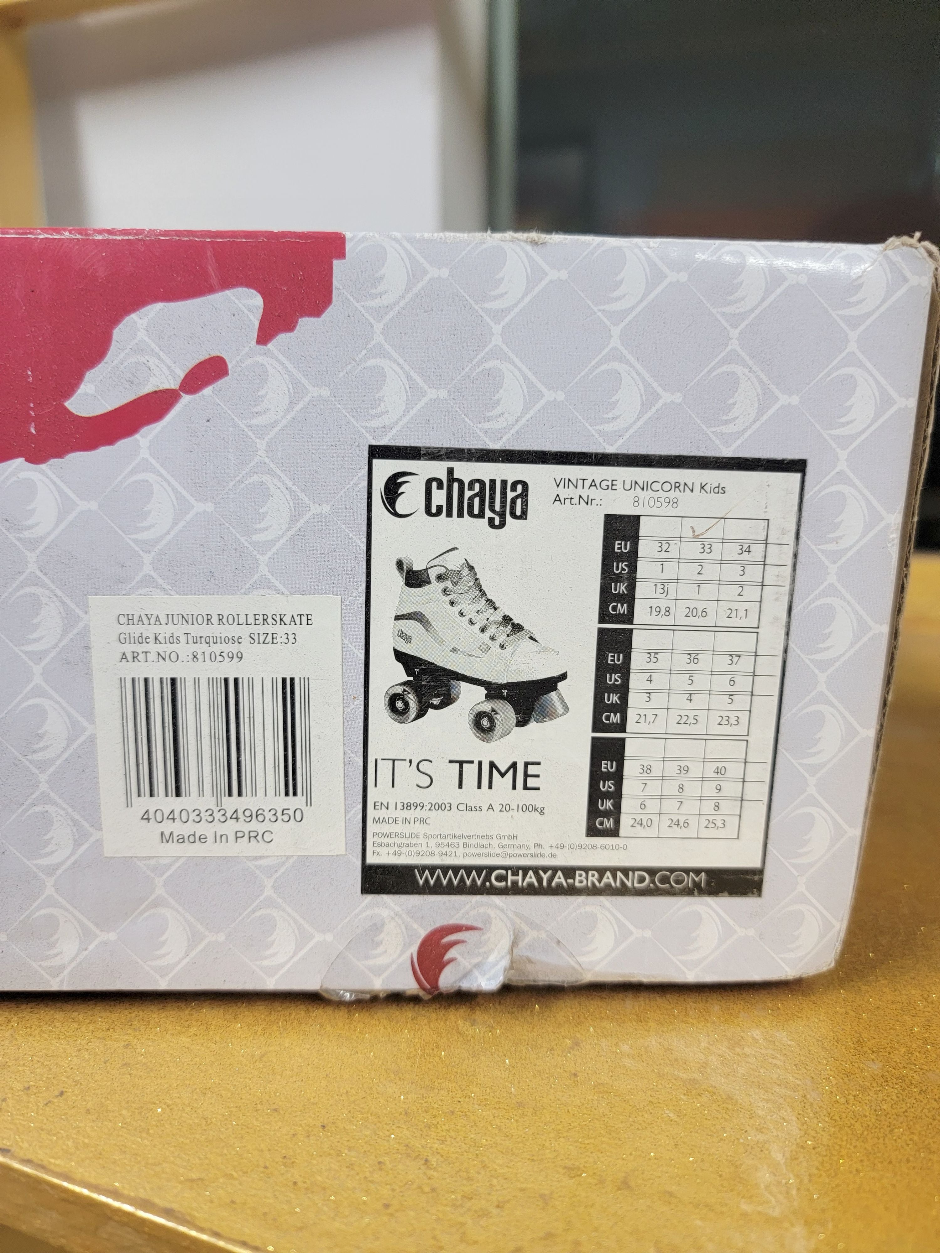 BRAND NEW CHAYA KID SKATES (KID SIZE 2) - Pigeon's Roller Skate Shop