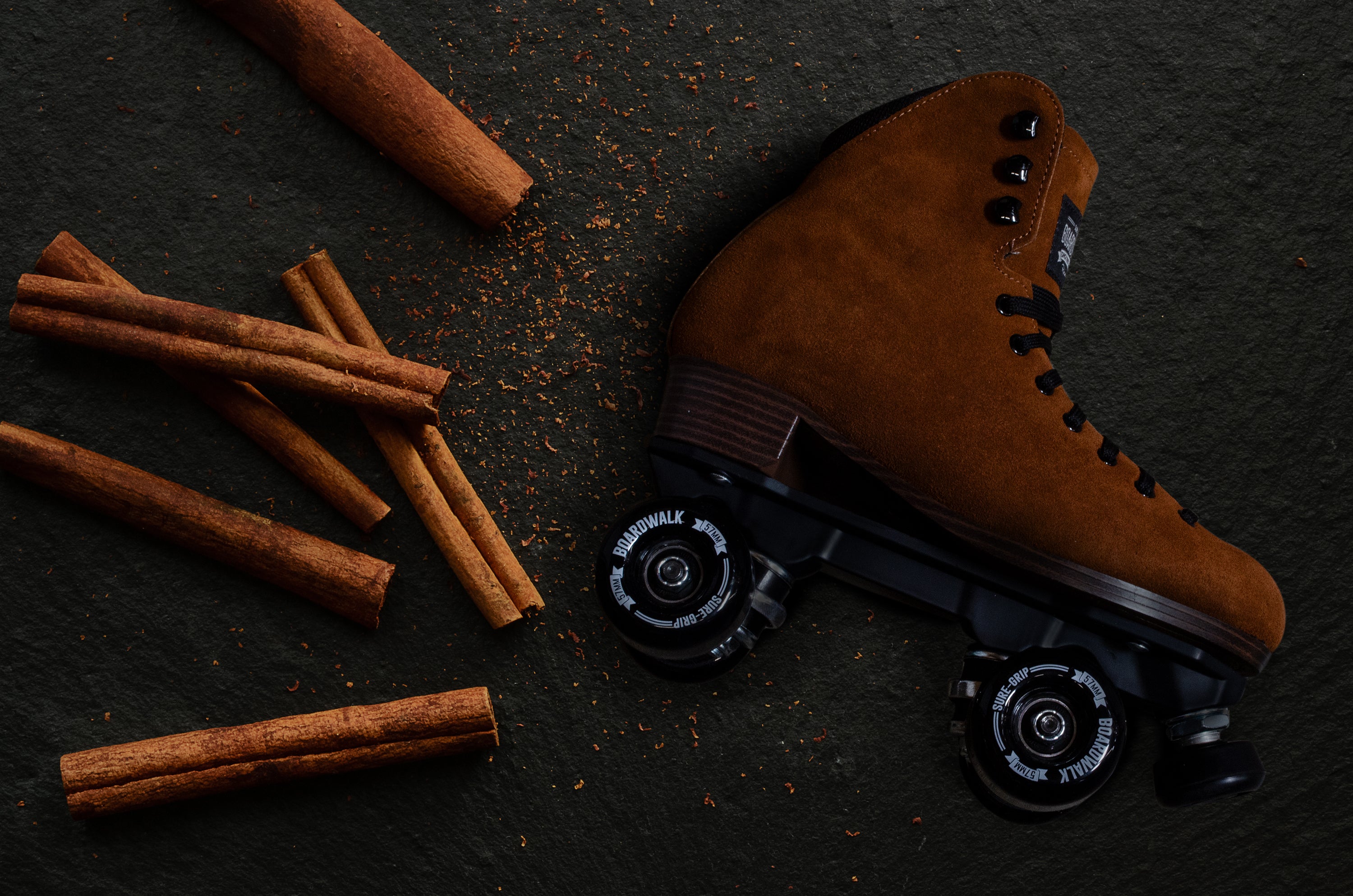 Sure Grip Boardwalk Plus - CINNAMON - Pigeon's Roller Skate Shop