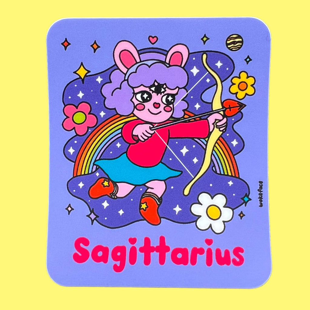 Sticker - Zodiac: Sagittarius - Pigeon's Roller Skate Shop