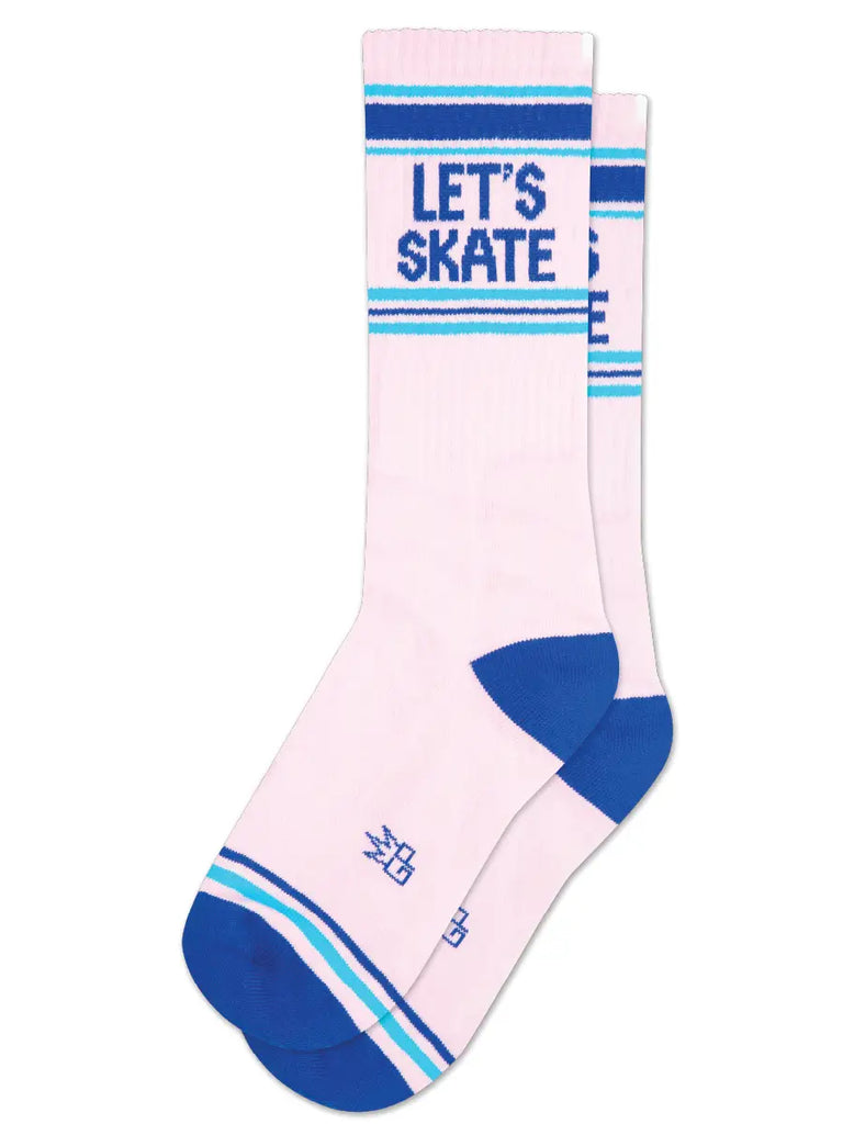 Let's Skate Socks - BABY PINK