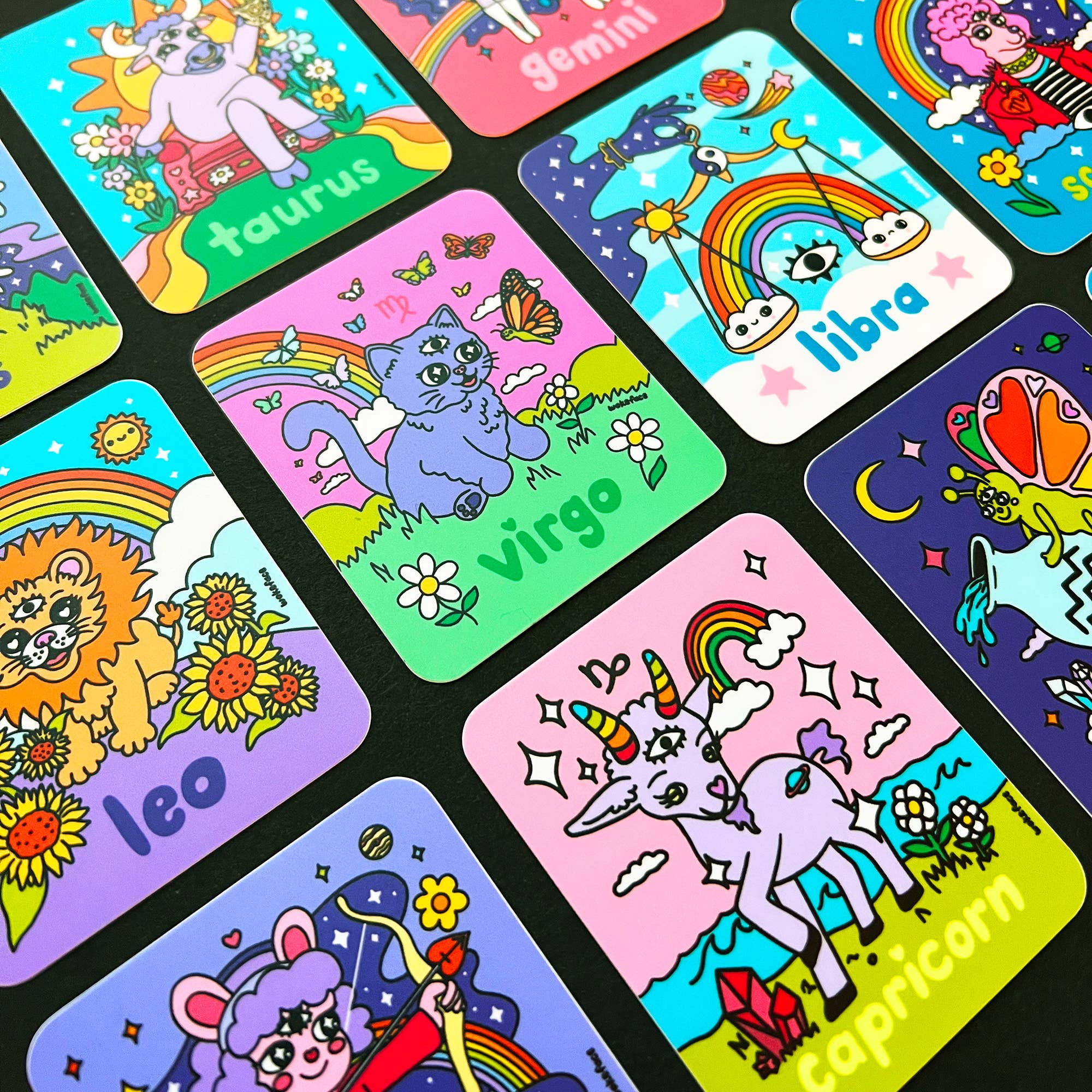 Sticker - Zodiac: Taurus - Pigeon's Roller Skate Shop