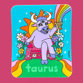 Sticker - Zodiac: Taurus - Pigeon's Roller Skate Shop