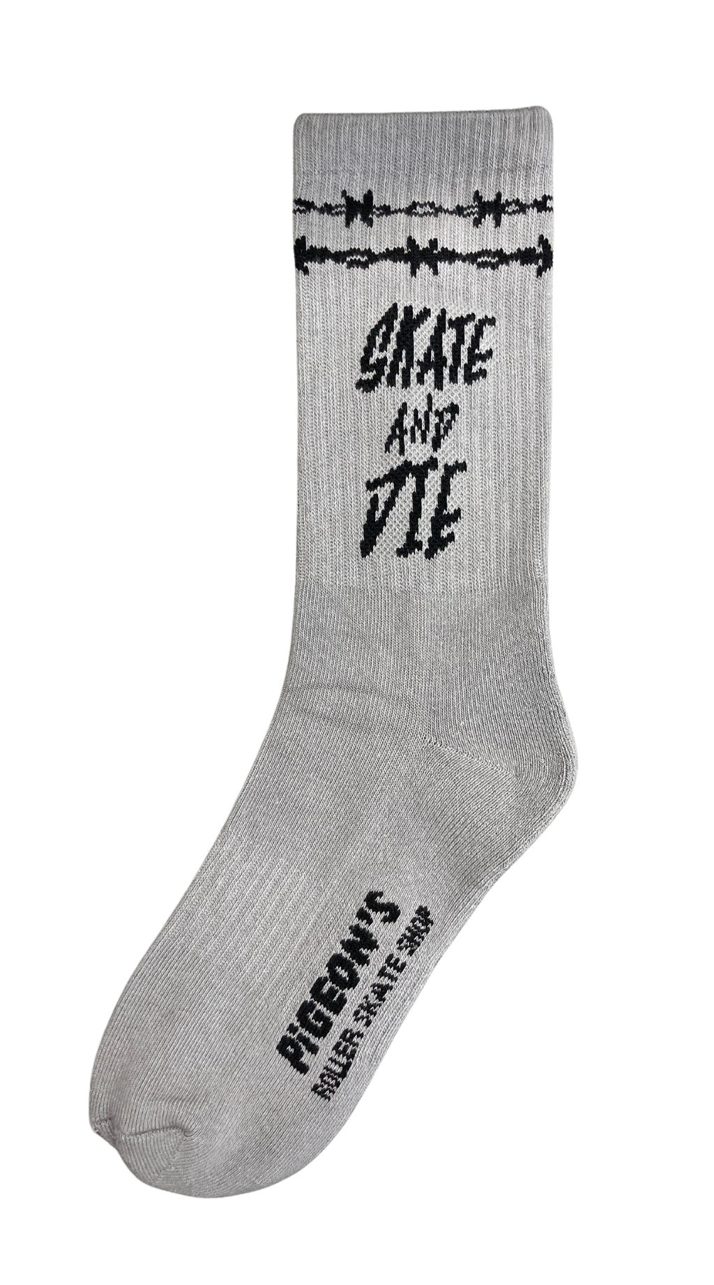 Pigeon's Performance Skate Socks - STONE PRO SKATE & DIE SOCK - Pigeon's Roller Skate Shop