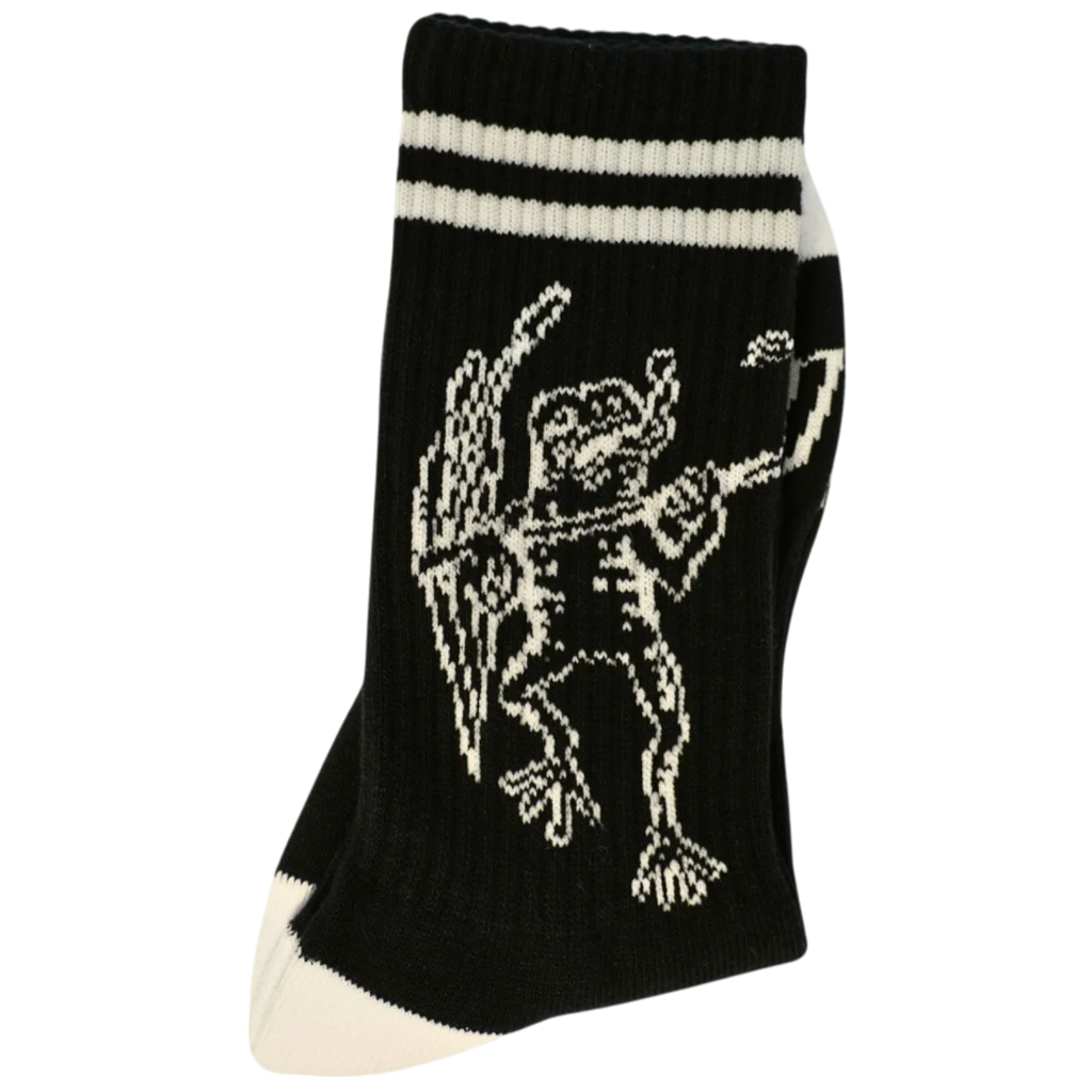 BRUNNY Gero Gero Padded Skate Socks - BLACK - Pigeon's Roller Skate Shop