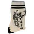 Brunny Gero Gero Padded Skate Socks - WHITE - Pigeon's Roller Skate Shop