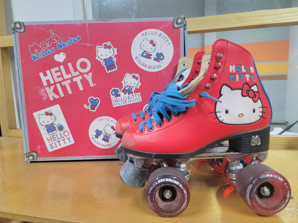 Moxi x Hello Kitty Collab Roller Skates Size 8 - Pigeon's Roller Skate Shop