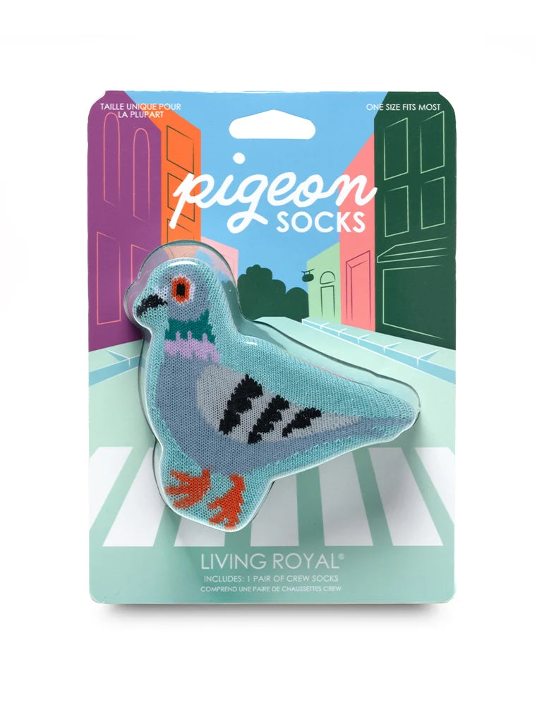 Packaged Crew Socks - Pigeon Socks