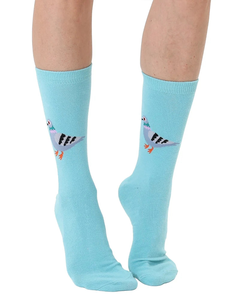 Packaged Crew Socks - Pigeon Socks
