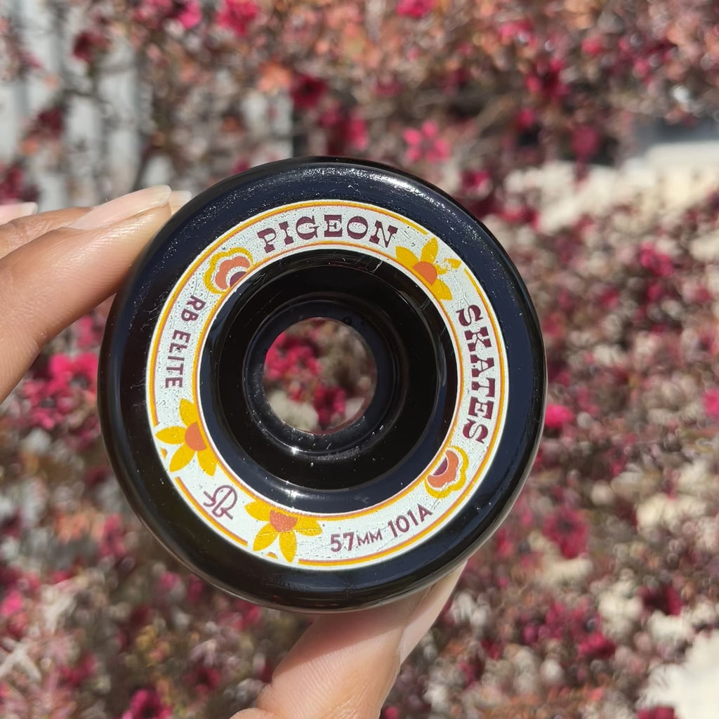Pigeon x RollerBones Elite Wheels - BLACK