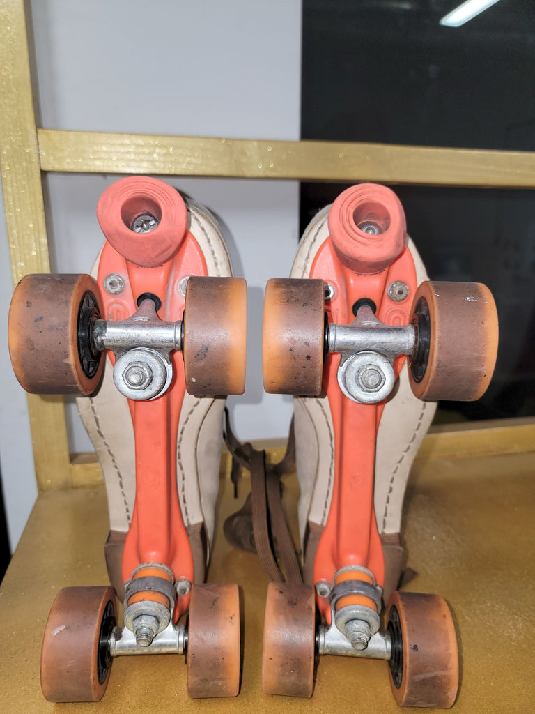 Riedell Brown Leather Rental Skate MEN'S SIZE 11 - Pigeon's Roller Skate Shop