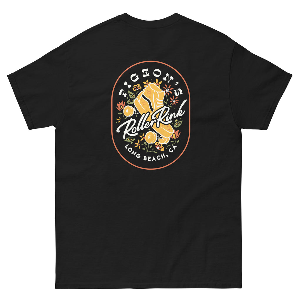 Pigeon's Roller Rink Flower Power Tee - Pigeon's Roller Skate Shop