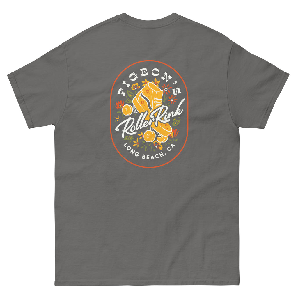 Pigeon's Roller Rink Flower Power Tee - Pigeon's Roller Skate Shop