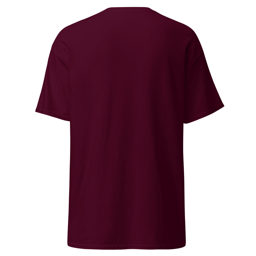 Back of maroon shirts, no print 