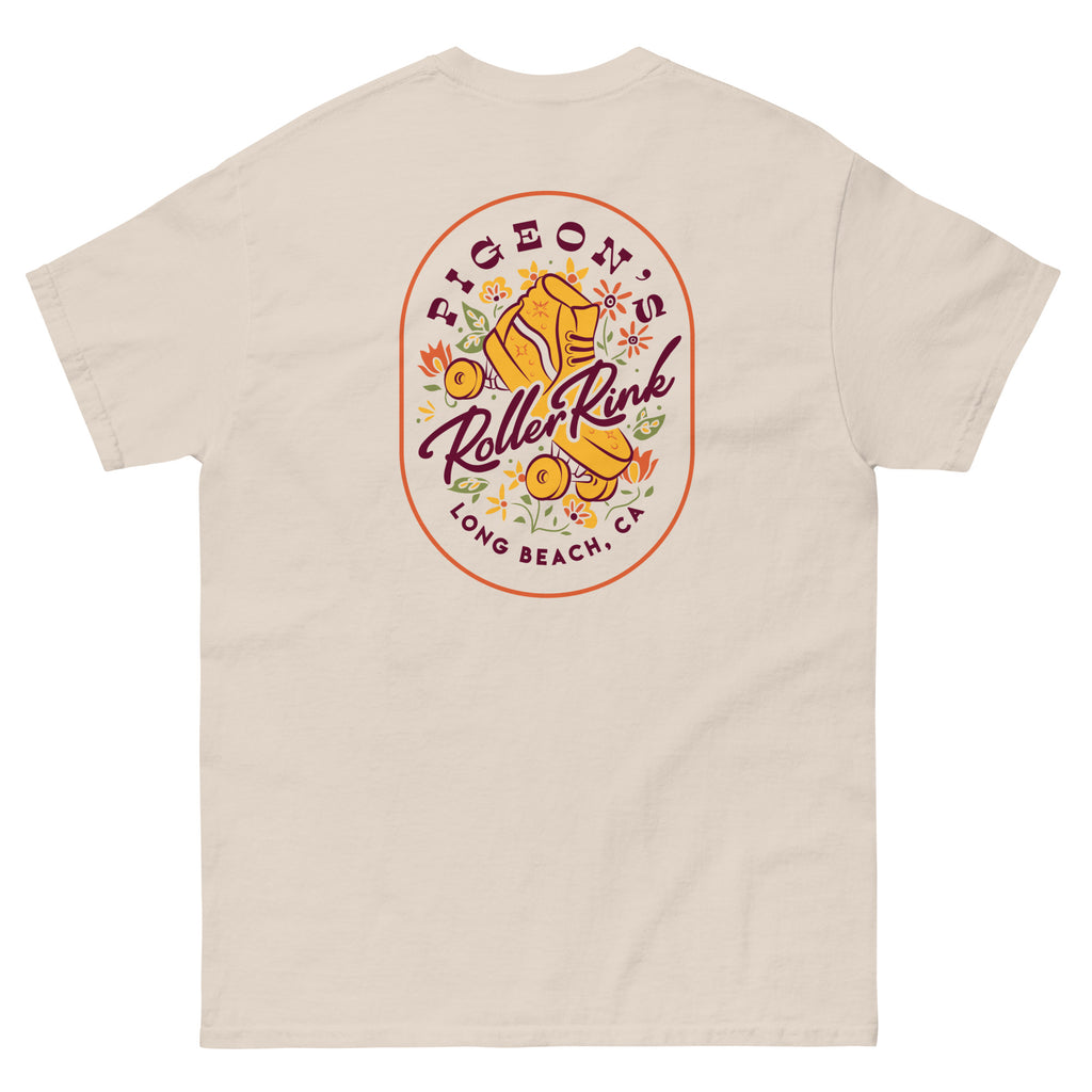 Pigeon's Roller Rink Flower Power Tee - Pigeon's Roller Skate Shop