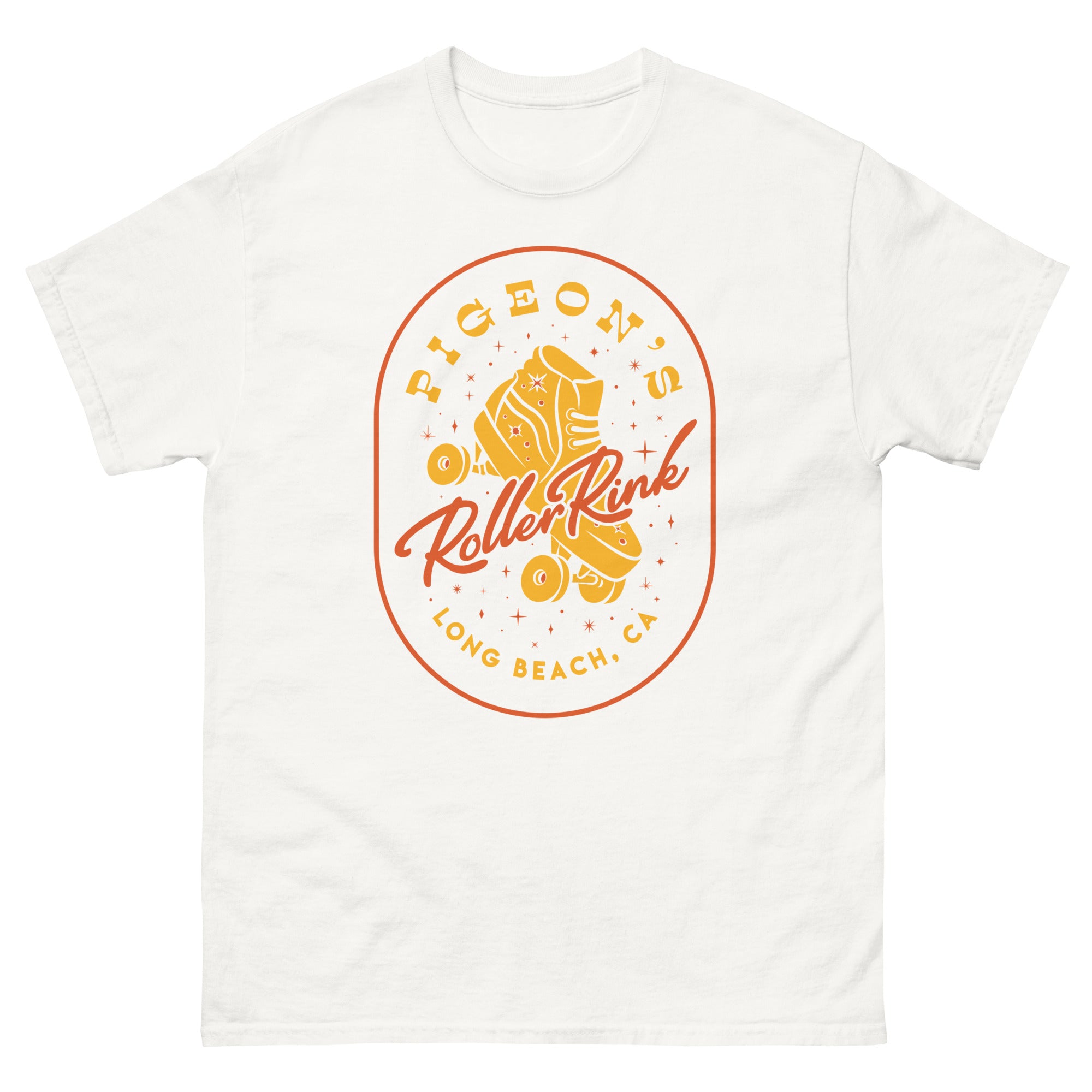 Pigeon's Roller Rink Medallion Tee - Pigeon's Roller Skate Shop