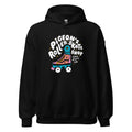 Pigeon's Roller Skate Shop Unisex Hoodie - BLACK - Pigeon's Roller Skate Shop